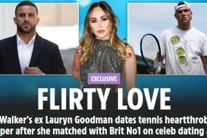 太阳报：沃克前情人与英国网球选手德雷珀约会，两人年龄差11岁