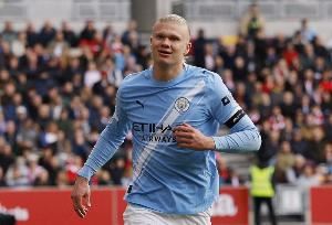 哈兰德英超仅在安菲尔德没有进球 本赛季非点球进球五大联赛最多